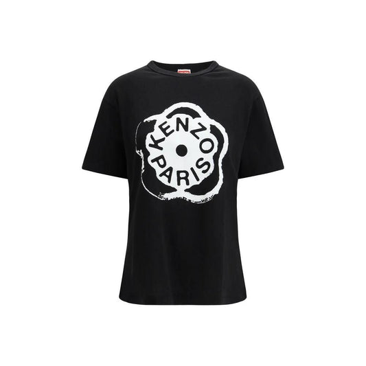Kenzo Schwarzes Baumwoll-T-Shirt by Kenzo