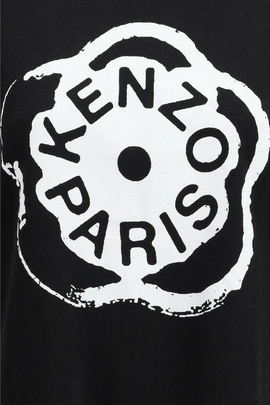 Kenzo Schwarzes Baumwoll-T-Shirt by Kenzo
