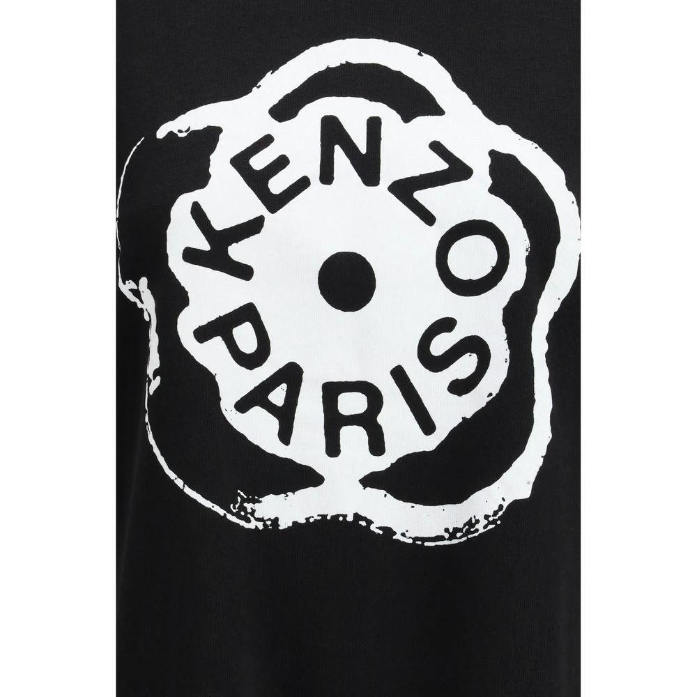 Kenzo Schwarzes Baumwoll-T-Shirt by Kenzo
