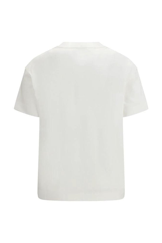 Brunello Cucinelli Weißes Baumwoll-T-Shirt by Brunello Cucinelli