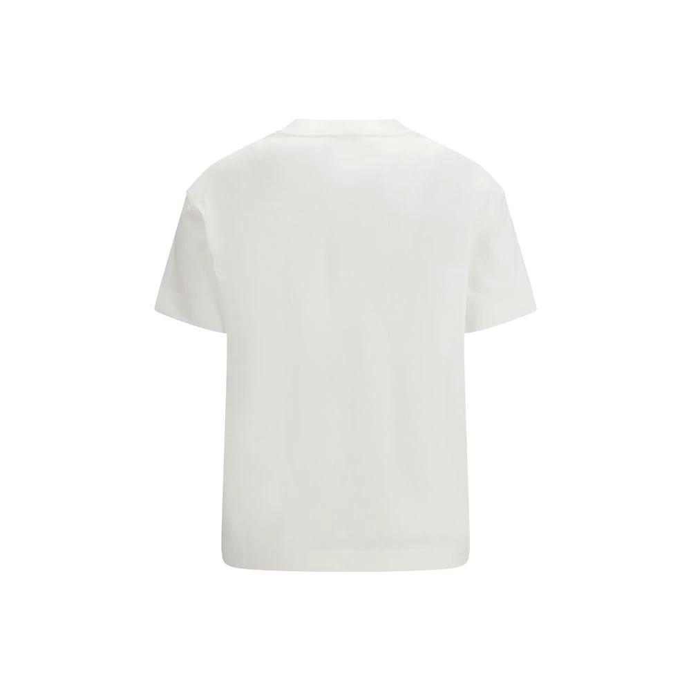 Brunello Cucinelli Weißes Baumwoll-T-Shirt by Brunello Cucinelli