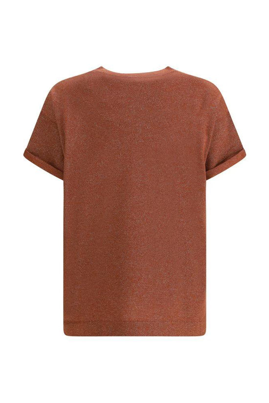 Brunello Cucinelli Mehrfarbiges Langarm-T-Shirt aus Nylon by Brunello Cucinelli