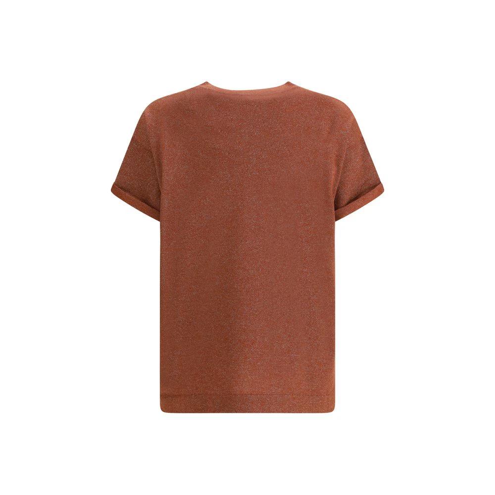 Brunello Cucinelli Mehrfarbiges Langarm-T-Shirt aus Nylon by Brunello Cucinelli
