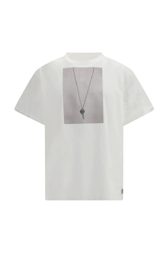 MM6 Weißes Baumwoll-T-Shirt by MM6