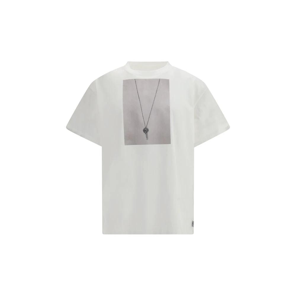 MM6 Weißes Baumwoll-T-Shirt by MM6
