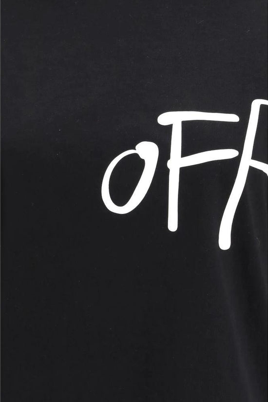 Off-White Schwarzes Baumwoll-T-Shirt by Off-White