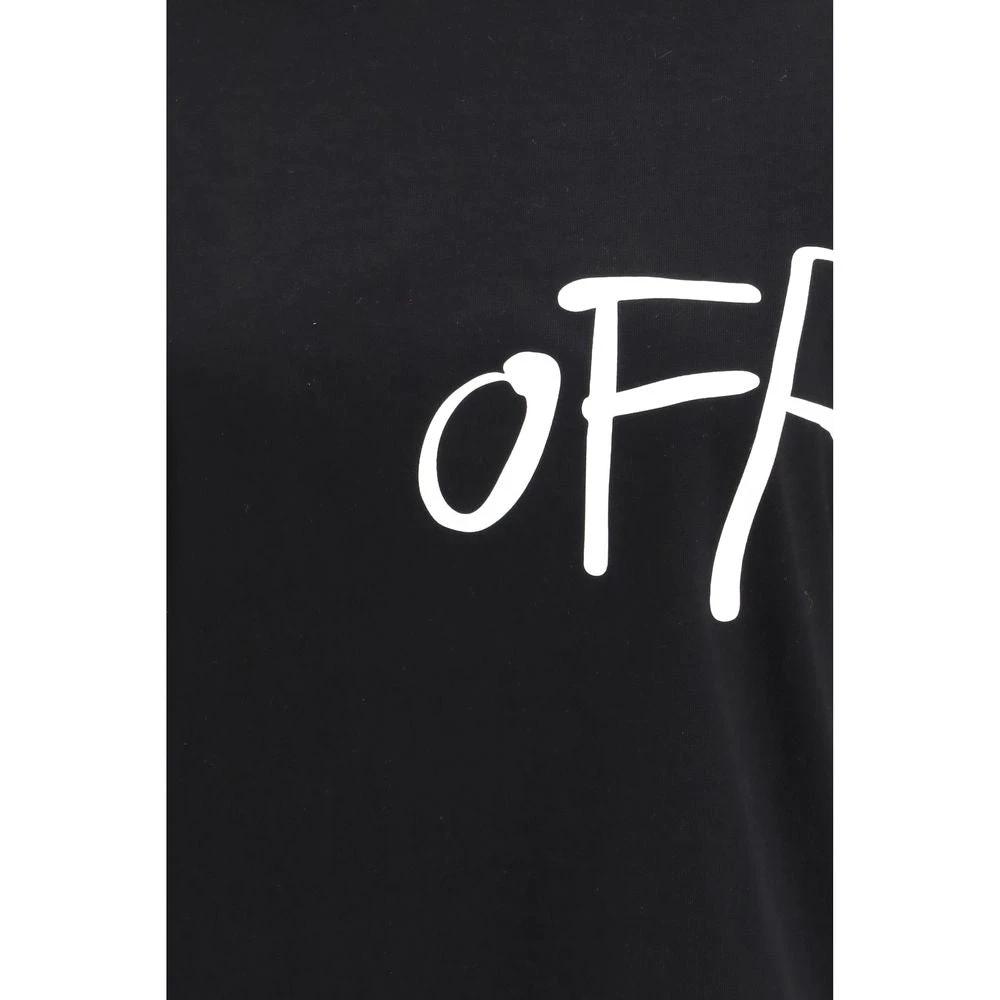 Off-White Schwarzes Baumwoll-T-Shirt by Off-White