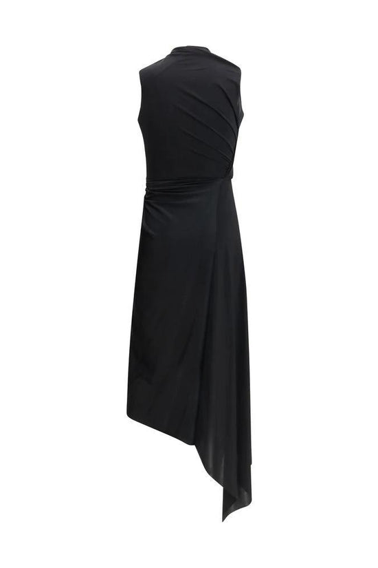 Balenciaga Schwarzes Polyamid-Casual-Kleid by Balenciaga