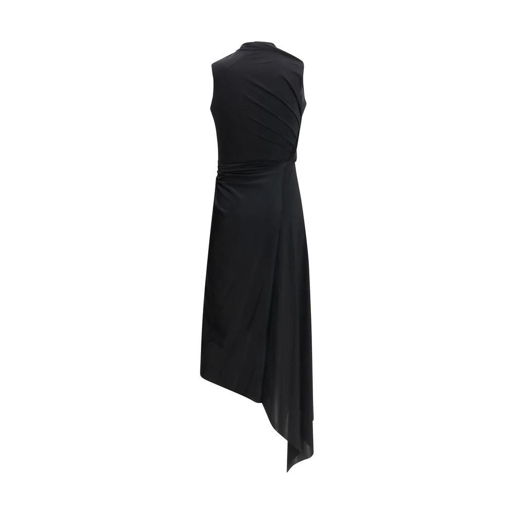 Balenciaga Schwarzes Polyamid-Casual-Kleid by Balenciaga