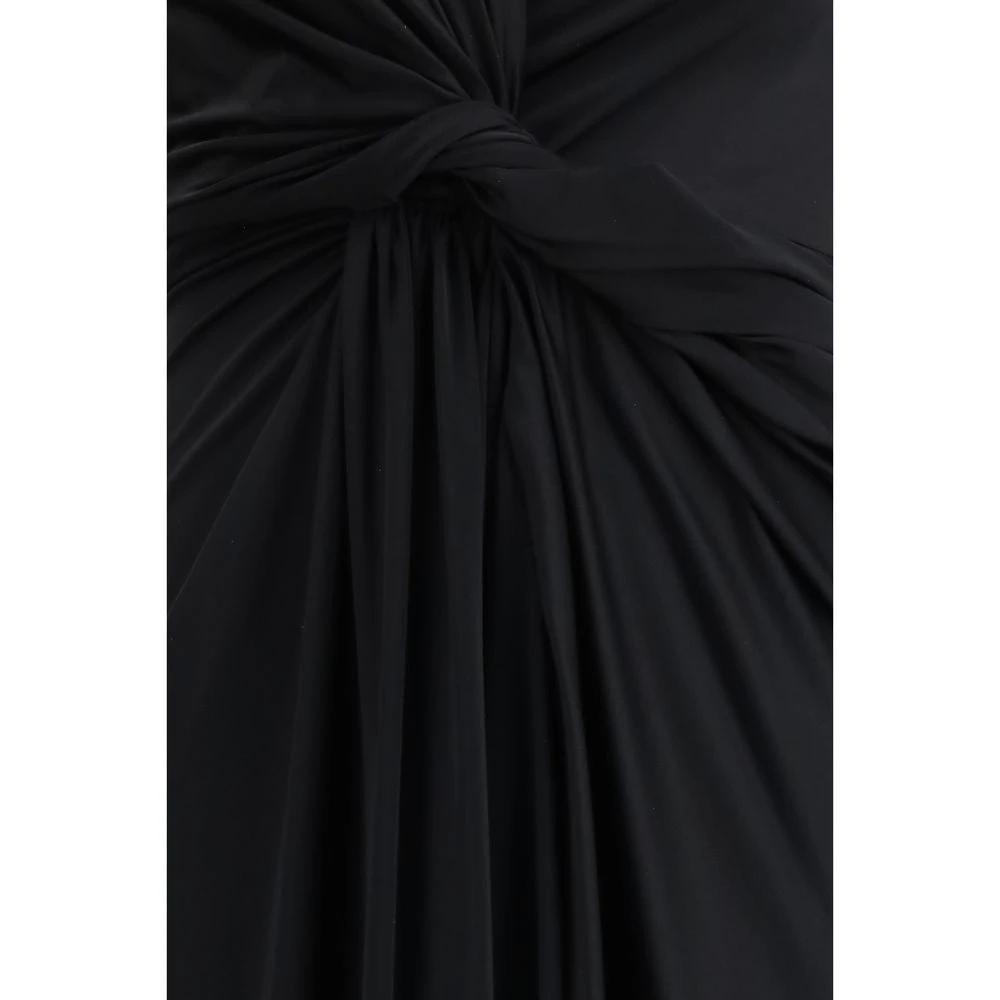 Balenciaga Schwarzes Polyamid-Casual-Kleid by Balenciaga