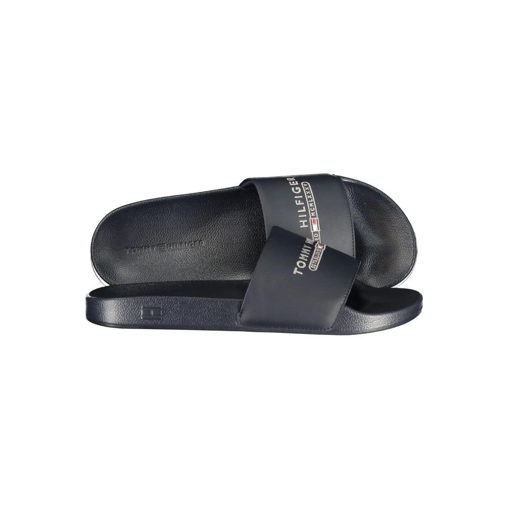 Tommy Hilfiger Blaue Herren-Slipper aus Polyurethan by Tommy Hilfiger