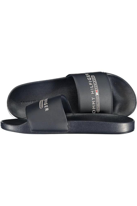 Tommy Hilfiger Blaue Herren-Slipper aus Polyurethan by Tommy Hilfiger