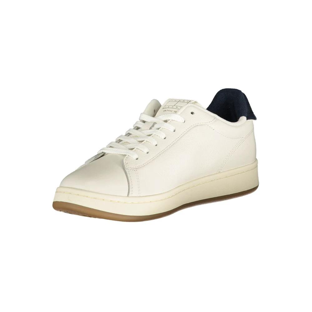 Tommy Hilfiger Bianco Polyurethan-Sneaker für Herren by Tommy Hilfiger