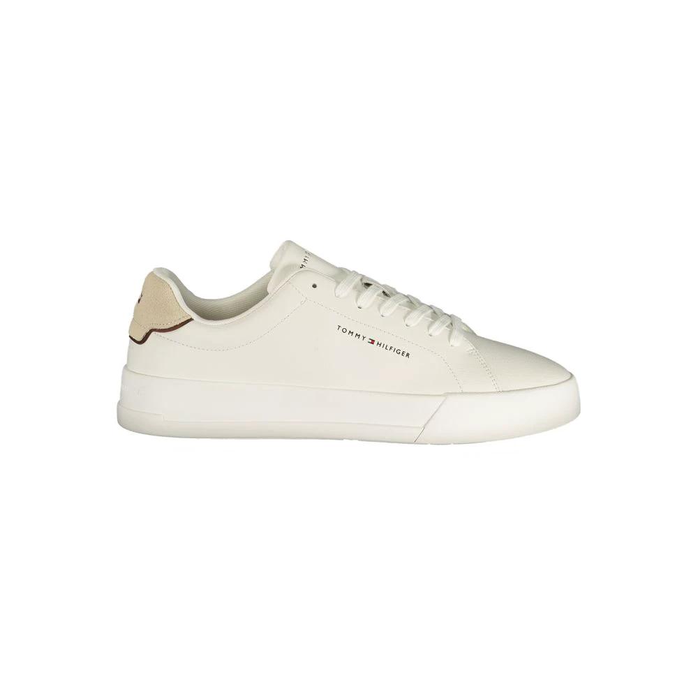 Tommy Hilfiger Bianco Polyurethan-Sneaker für Herren by Tommy Hilfiger