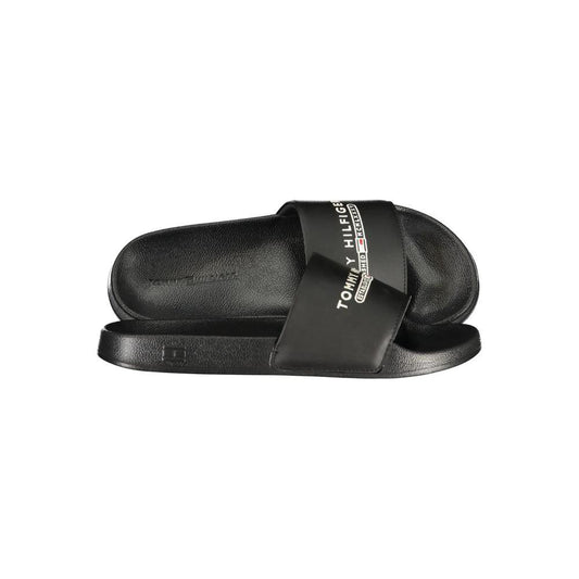 Tommy Hilfiger Schwarze Herren-Slipper aus Polyurethan by Tommy Hilfiger