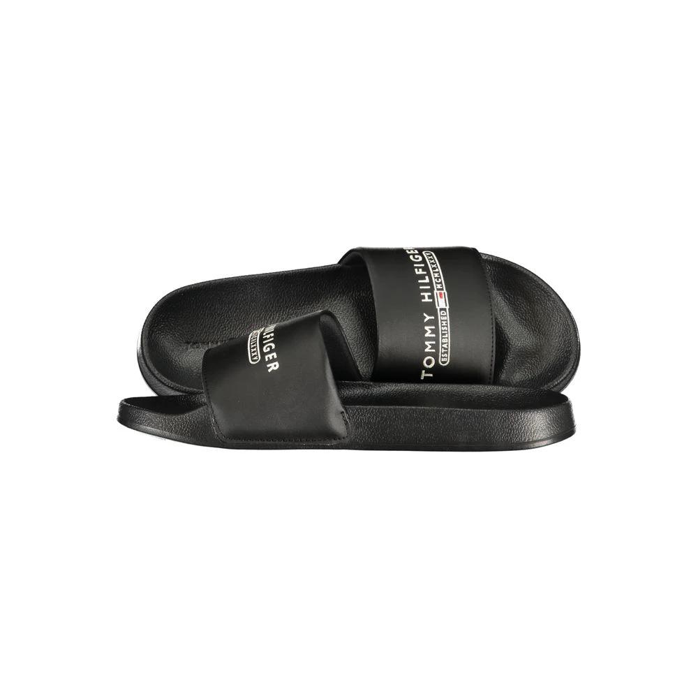 Tommy Hilfiger Schwarze Herren-Slipper aus Polyurethan by Tommy Hilfiger