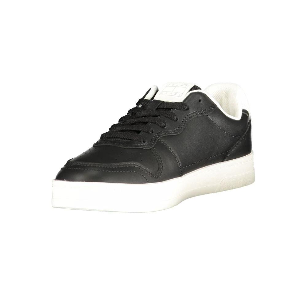 Tommy Hilfiger Schwarzer Damen-Sneaker aus Polyurethan by Tommy Hilfiger