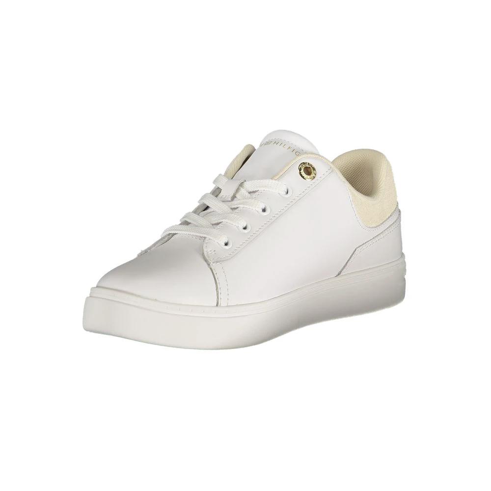 Tommy Hilfiger Bianco Polyurethane Damen-Sneaker by Tommy Hilfiger