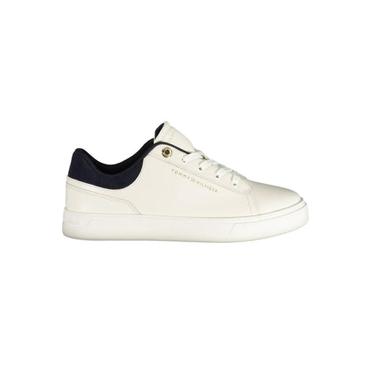 Tommy Hilfiger Bianco Poliuretano Donna Sneaker by Tommy Hilfiger