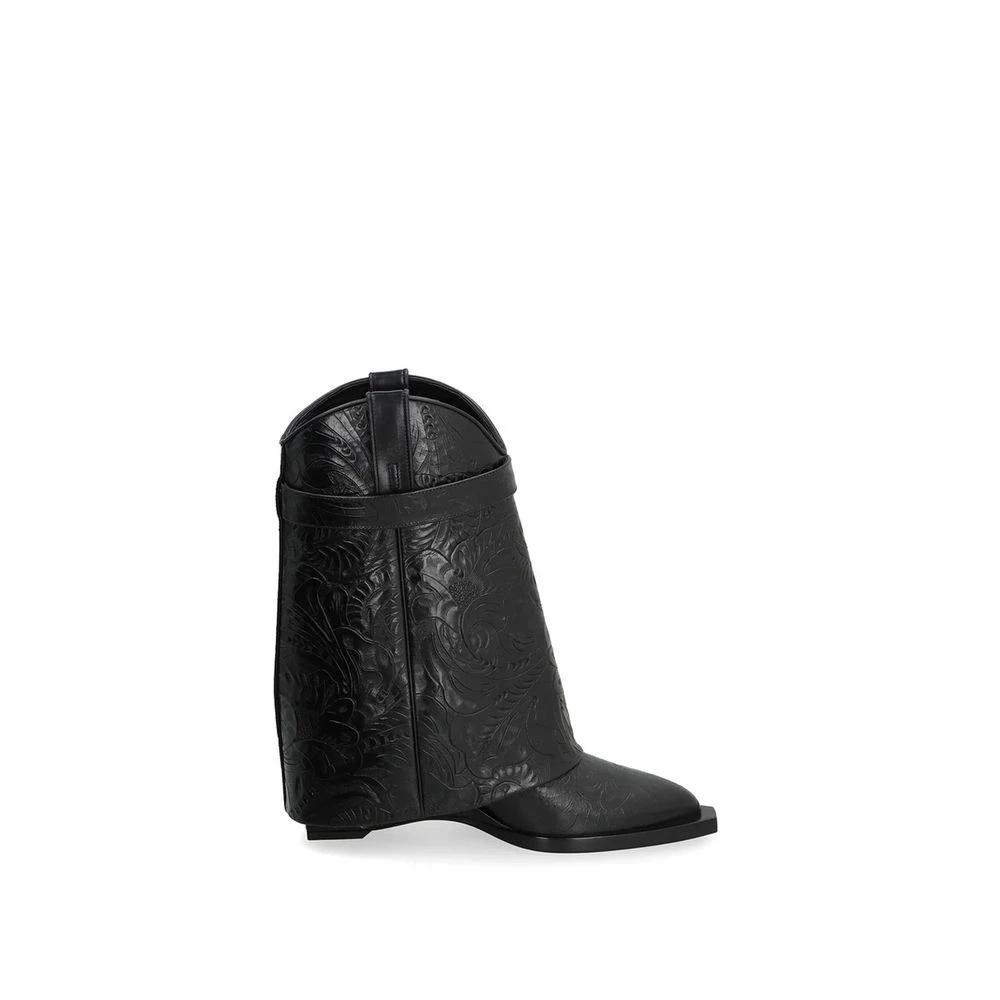 Givenchy Schwarze Ankle Boots aus Kalbsleder by Givenchy