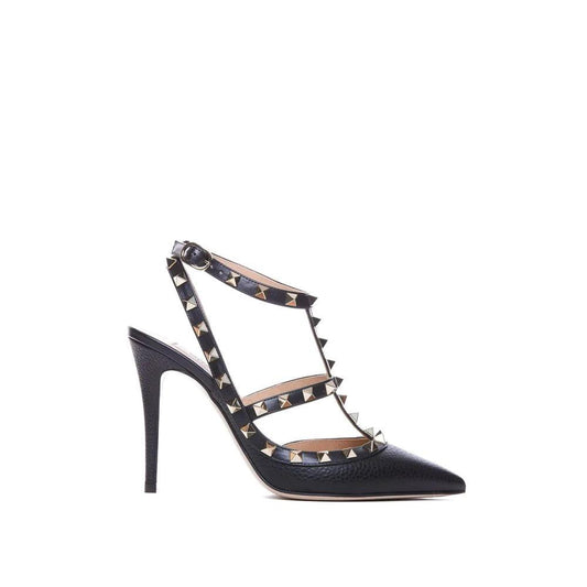 Valentino Garavani Schwarze Pumps aus Kalbsleder mit hohem Absatz by Valentino Garavani