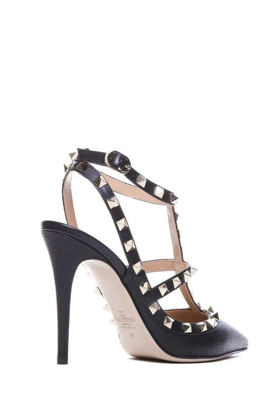 Valentino Garavani Schwarze Pumps aus Kalbsleder mit hohem Absatz by Valentino Garavani