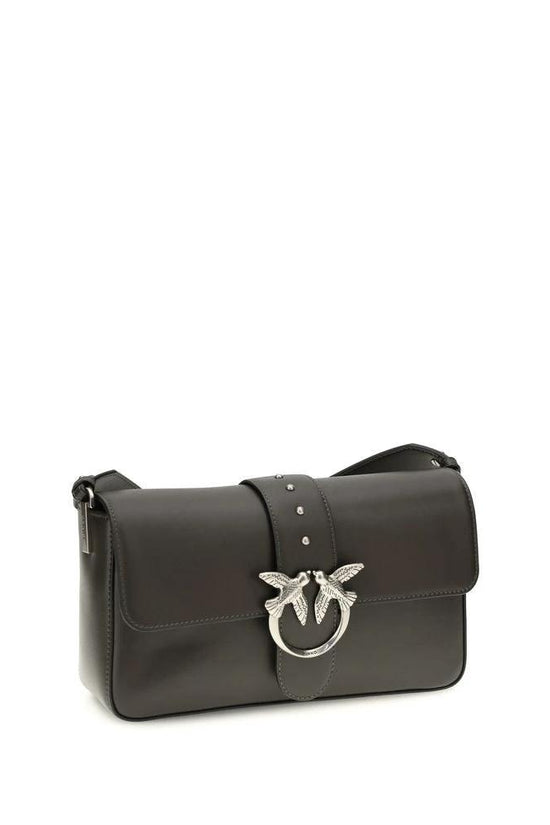 PINKO Zweifarbige Leder Schultertasche by PINKO