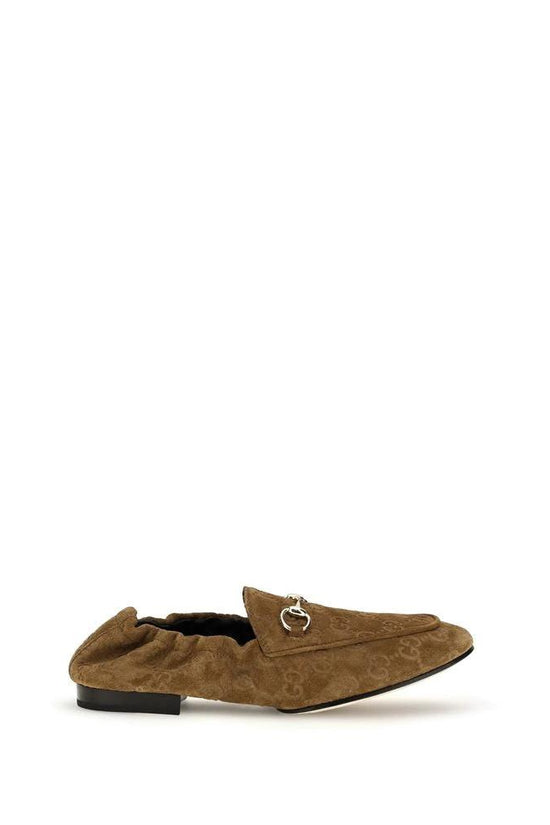 Gucci Braune Kalbsleder Bos Taurus Slipper-Loafer by Gucci
