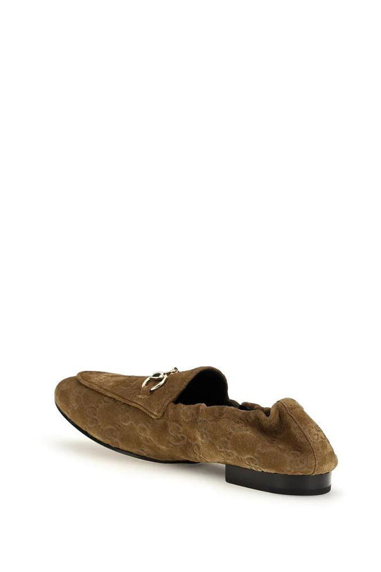 Gucci Braune Kalbsleder Bos Taurus Slipper-Loafer by Gucci
