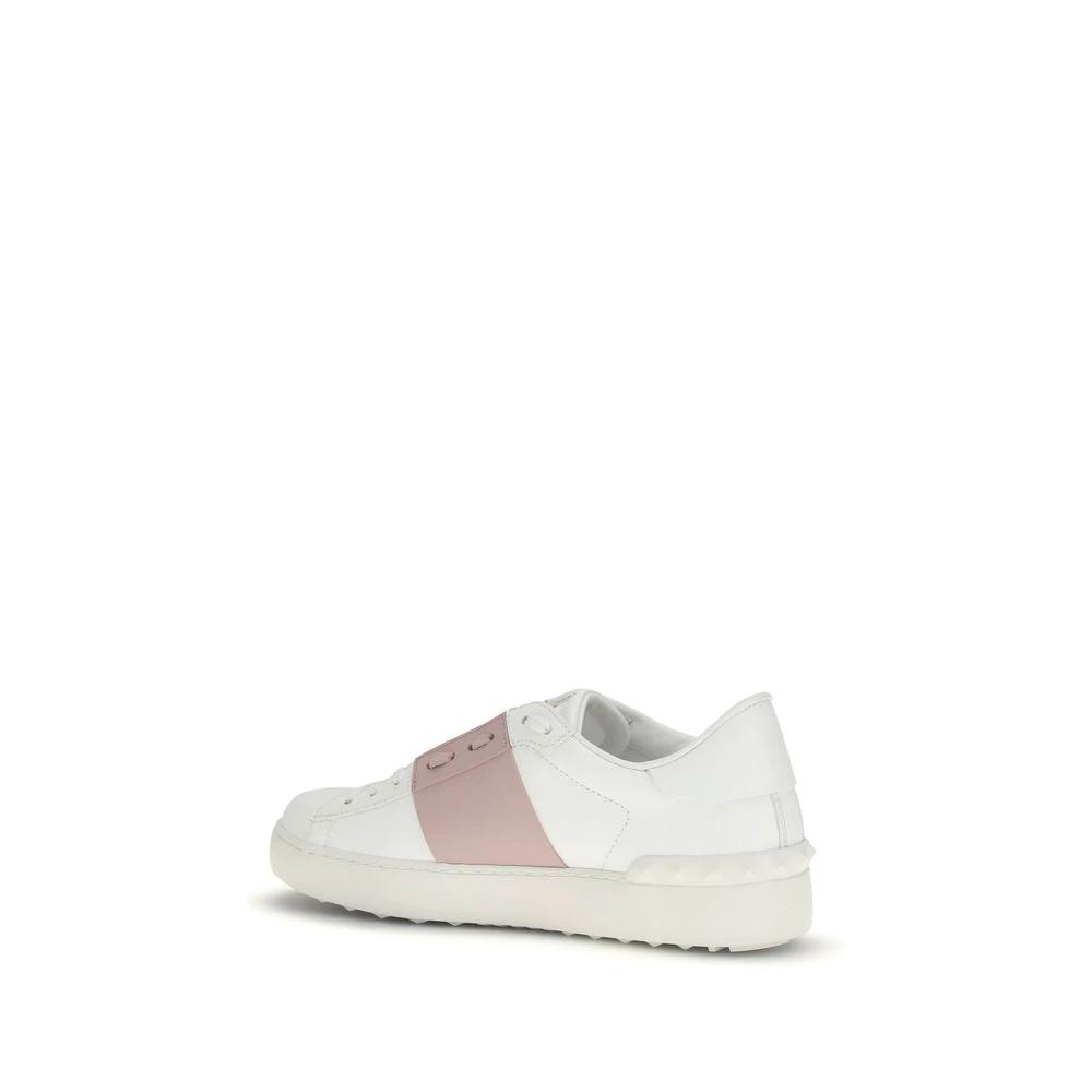 Valentino Garavani Weiße Bos Taurus Kalbsleder-Sneakers by Valentino Garavani