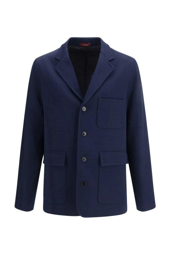 Gucci Blauer Baumwollmantel by Gucci