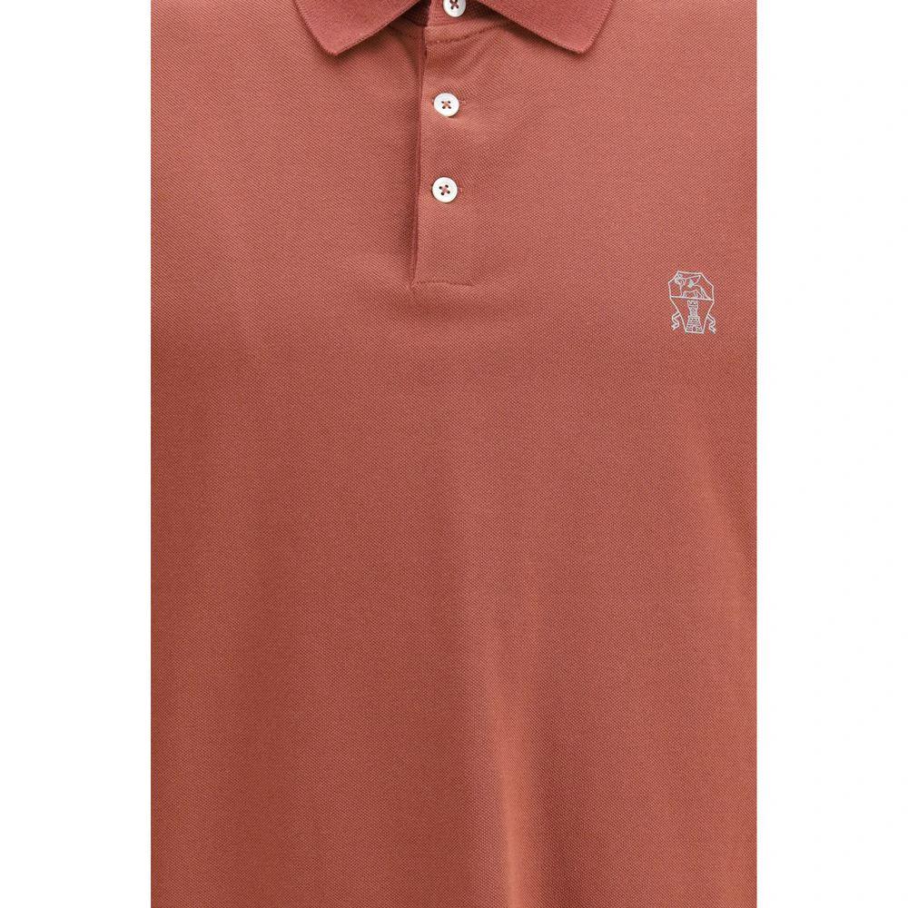 Brunello Cucinelli Mehrfarbiges Poloshirt aus Baumwolle by Brunello Cucinelli
