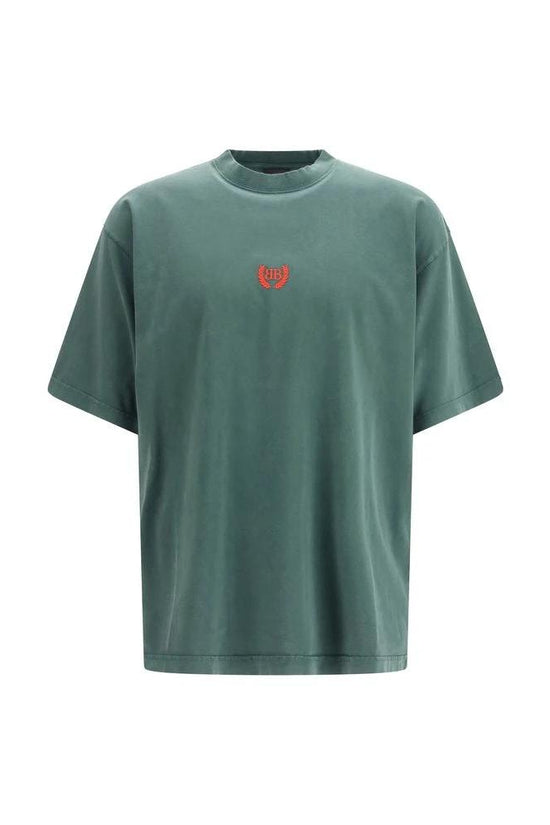 Balenciaga Bicolor Baumwoll-T-Shirt by Balenciaga