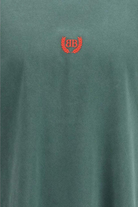 Balenciaga Bicolor Baumwoll-T-Shirt by Balenciaga