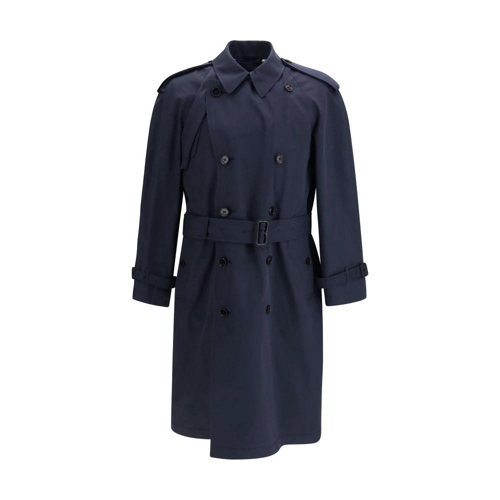 Burberry Blauer Trenchcoat aus Polyester by Burberry