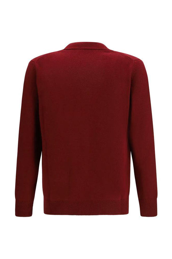 Gucci Bordeaux Wollstrickjacke by Gucci