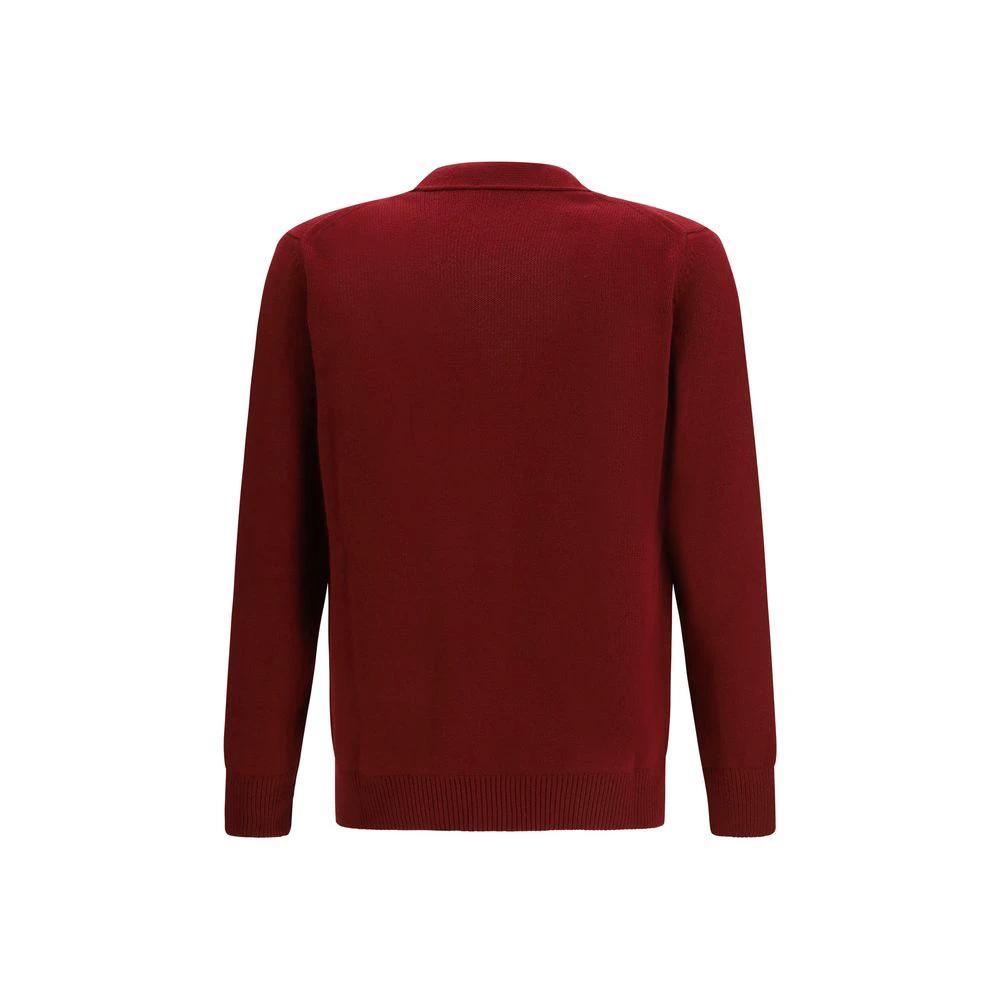 Gucci Bordeaux Wollstrickjacke by Gucci