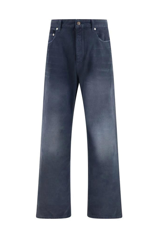 Balenciaga Blaue Jeans aus Baumwolle im Relaxed Fit by Balenciaga