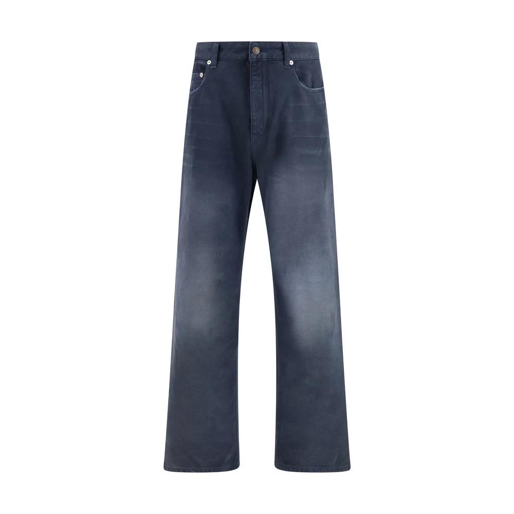 Balenciaga Blaue Jeans aus Baumwolle im Relaxed Fit by Balenciaga