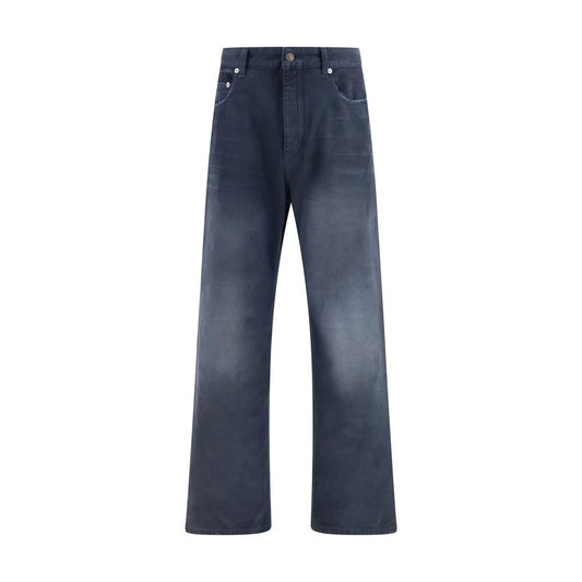 Balenciaga Blaue Jeans aus Baumwolle im Relaxed Fit by Balenciaga