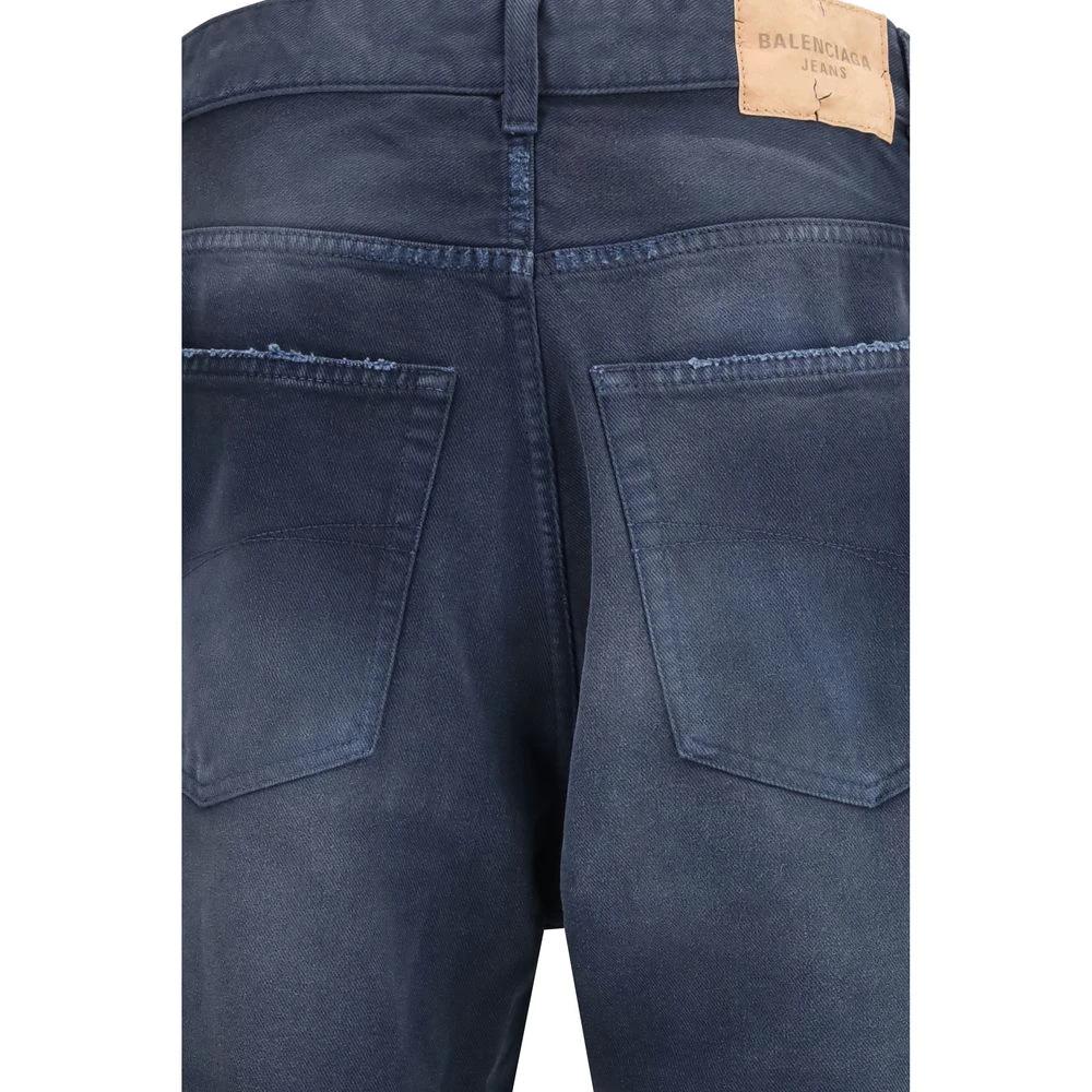 Balenciaga Blaue Jeans aus Baumwolle im Relaxed Fit by Balenciaga
