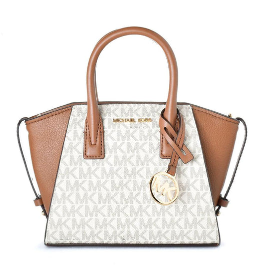 Michael Kors Beige Canvas Handbag by Michael Kors