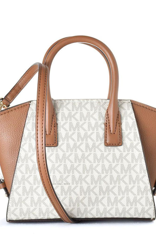 Michael Kors Beige Canvas Handbag by Michael Kors