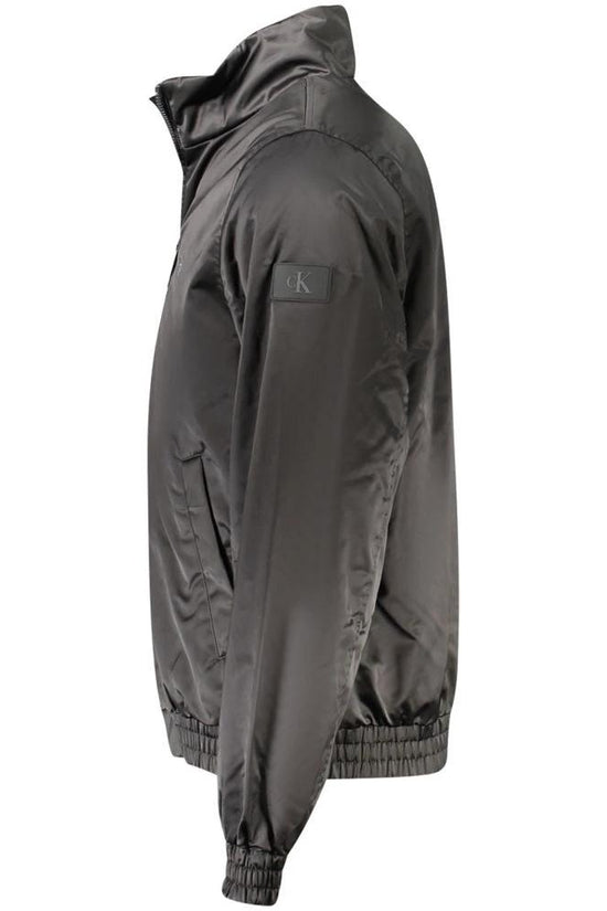 Calvin Klein Schwarze Herrenjacke aus Polyester by Calvin Klein