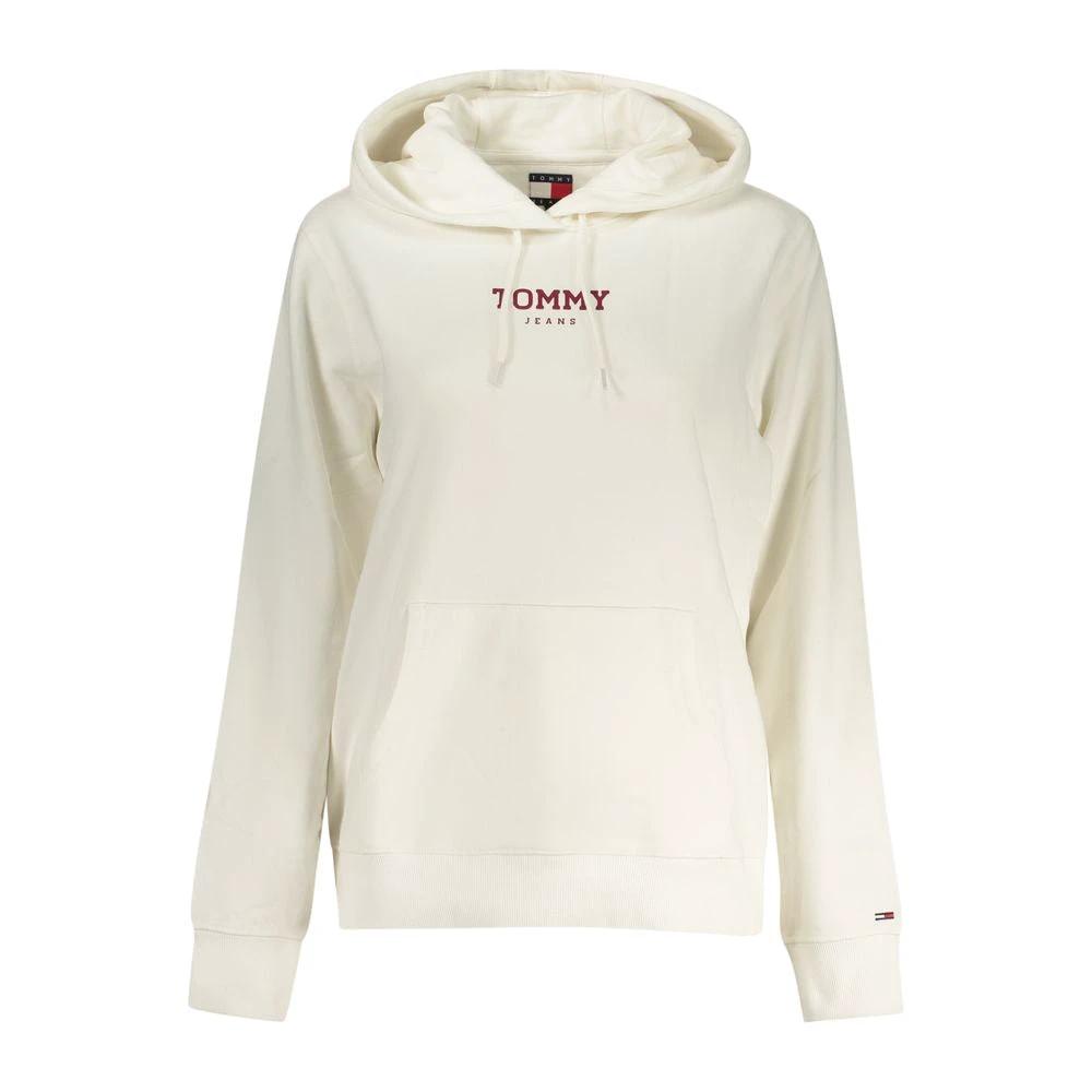 Tommy Hilfiger Weißes Baumwoll-Sweatshirt für Damen by Tommy Hilfiger