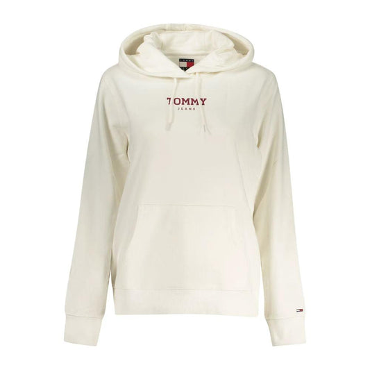 Tommy Hilfiger Weißes Baumwoll-Sweatshirt für Damen by Tommy Hilfiger
