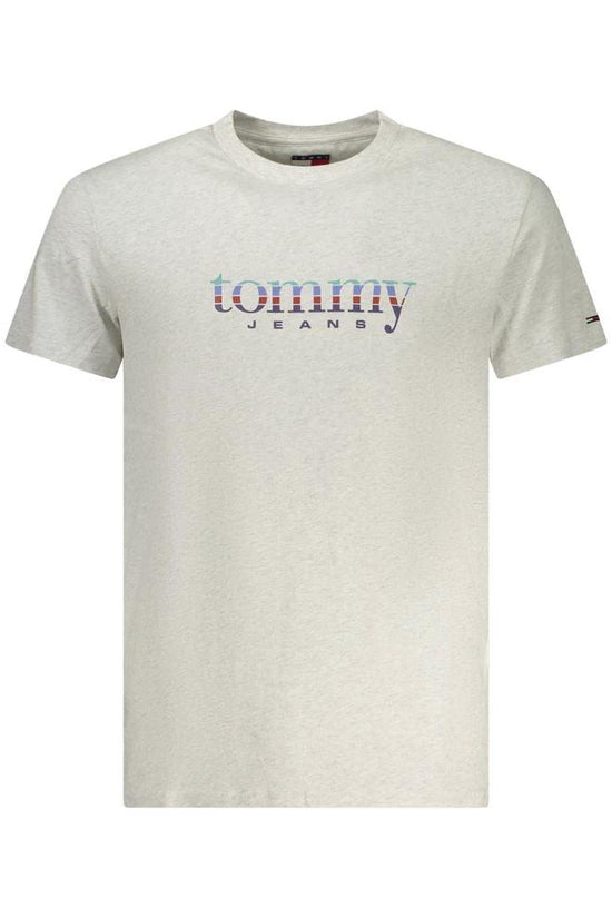 Tommy Hilfiger Graues Baumwoll-T-Shirt für Herren by Tommy Hilfiger