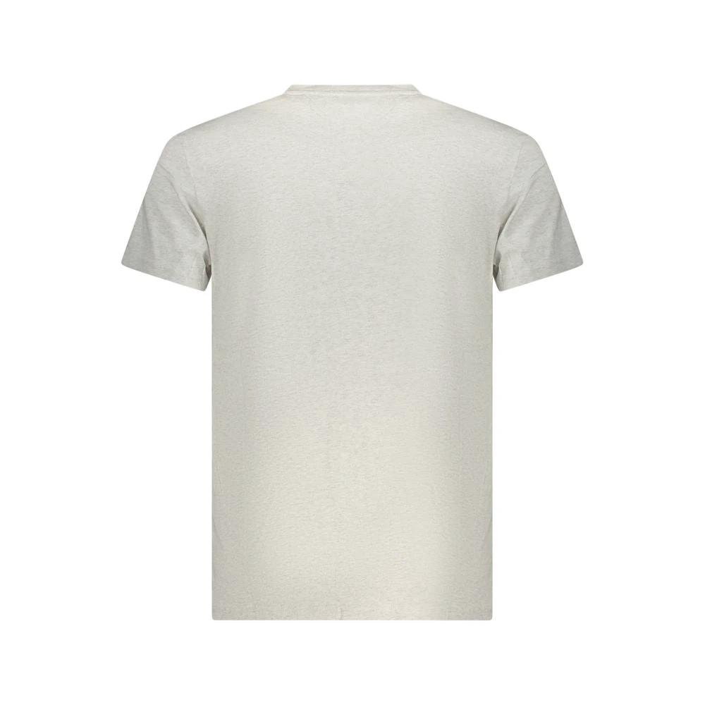 Tommy Hilfiger Graues Baumwoll-T-Shirt für Herren by Tommy Hilfiger