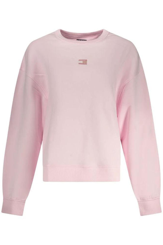 Tommy Hilfiger Pink Cotton Women Sweatshirt by Tommy Hilfiger