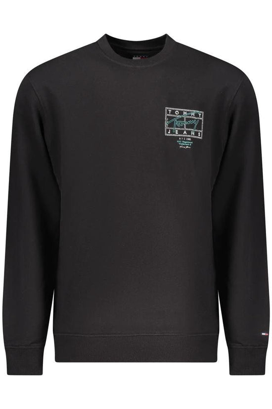 Tommy Hilfiger Schwarzer Baumwoll-Herren-Sweatshirt by Tommy Hilfiger